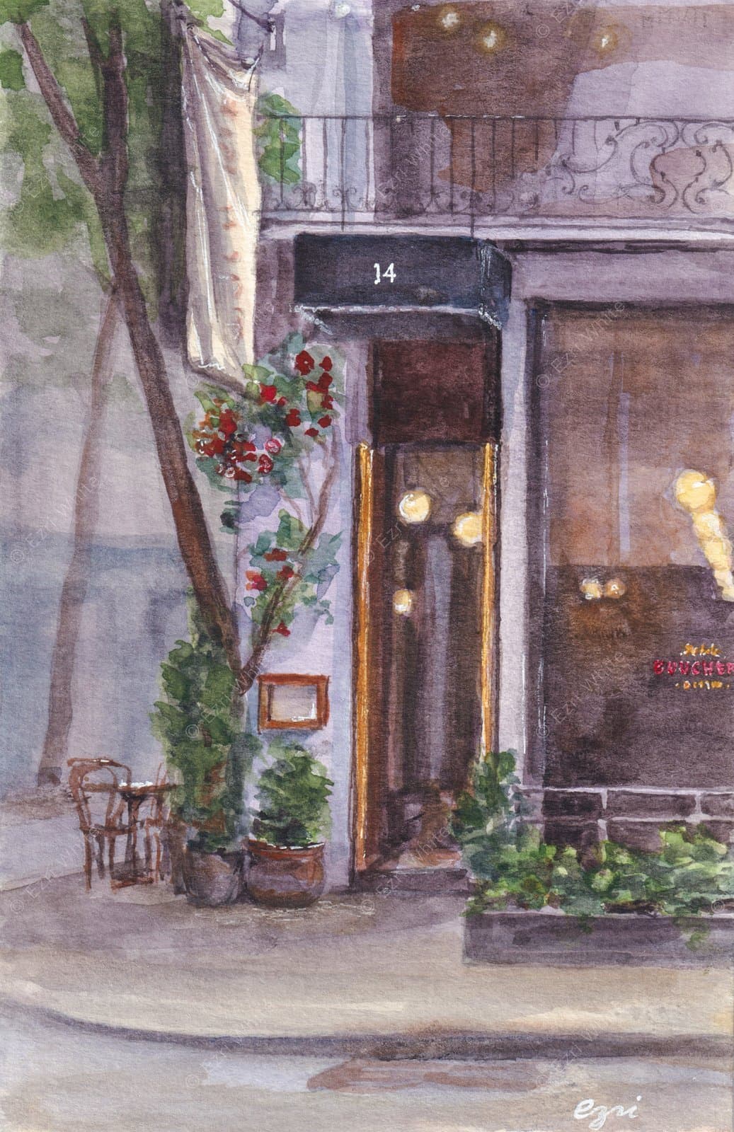 Petite Boucherie in West Village - Print (10x14)